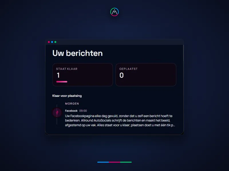De wachtrij met berichten in de klantomgeving